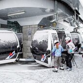 Speikboden winter personen gondelbahn