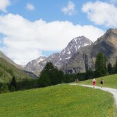 planeiltal wiesen und talweg talstrasse wanderer