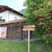 freienfeld maria trens wegweiser wanderweg valgenaeun