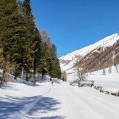 schlinig tal winter langlaufloipe tal wird breiter