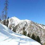 lafetzweg winterwanderweg schnals dahinter nock spitze