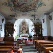 tschirland bei naturns kirche innen