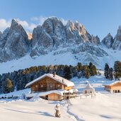 Villnoess Geisleralm Geisler Winter