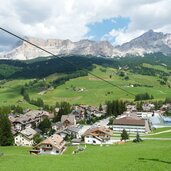 aussicht la villa von sessellift gardenaccia