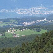 radein und aldein darunter kaltern von gebiet bei kugeljoch aus gesehen