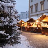 Christkindlmarkt Schnee Bruneck
