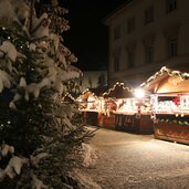 Christkindlmarkt Schnee Bruneck