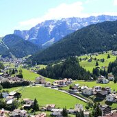 Groeden cristina st Christina blick richtung wolkenstein