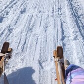 rodeln auf der piste
