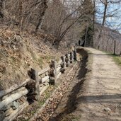 waalweg mals sonnensteig im fruehling