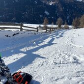 fahrt mit der rodel oder dem rutsch bob