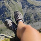 rast hintergrathuette mit panorama