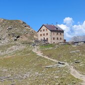 letzter Blick auf Hintergrathuette bevor wir uns wieder auf den Rueckweg machen