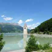 RS reschensee turm graun altgraun kirchturm