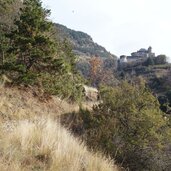 RS weg b von goldrain nach st martin im kofel am sonnenberg herbst bei annaberg