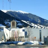 RS prad dorf zentrum winter aquaprad und kirche