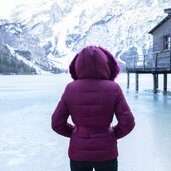 pragser wildsee winter person