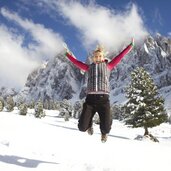winter schnee berg person