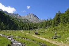 reiter am weg zur penaudalm