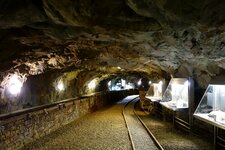 Bergwerk Prettau Stollen Vitrinen