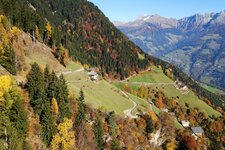 muthoefe herbstwald und aussicht dorf tirol umgebung fr