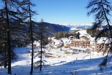 winter obereggen bei hotel cristall und sonnalp