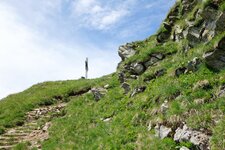 weg nr jaufenkamm urweg und passeirer hoehenweg aufstieg glaitner hochjoch