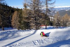 winterweg obereggen richtung oberholz neben rodelbahn