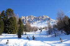 latemar winter schnee