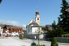 kirche st kassian san cassiano ortskern dorfzentrum