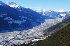 vinschgau bei latsch und schlanders winter