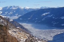 sonnenhang dahinter vinschgau richtung naturns winter