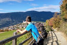 aussicht auf lajen herbst