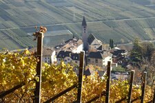 herbst blick auf kurtatsch