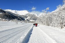 ridnauntal winterwanderweg am bach und ski langlaufloipe