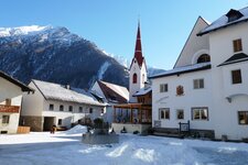 karthaus schnalstal winter ortsmitte