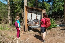 jenesien afing holzfaellerweg infotafel