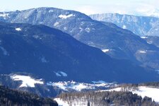 blick auf steinegg winter