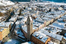 sterzing zentrum stadtzentrum winter luftaufnahme altstadt