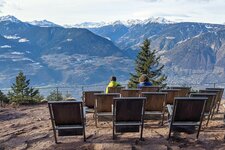 knottnkino voeran winter person blick lana ultental