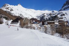 skigebiet schnals bei kurzras lazaun piste