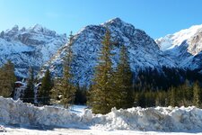 schluderbach hoehlensteintal landro winter