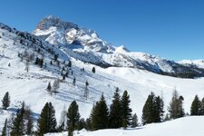 hohe gaisl und pragser dolomiten winter plaetzwiese