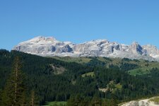 sellagruppe von sare bei st kassian aus gesehen