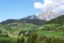 aussicht auf gemeinde hafling dahinter ifinger fr