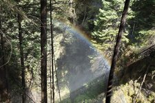 franziskusweg taufers dritter reinbach wasserfall regenbogen