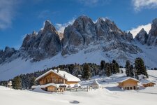 Villnoess Geisler Geisleralm Winter