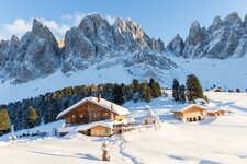 Villnoess Geisleralm Geisler Winter