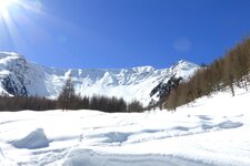 lafetzalm wiesen im winter