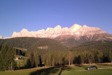 Dolomiten Rosengarten Latemar Enrosadira